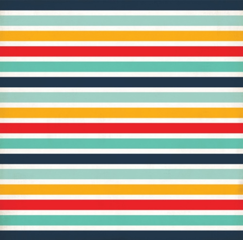 Скраппапір двосторонній Summer Adventure Stripe 30х30 від Echo Park