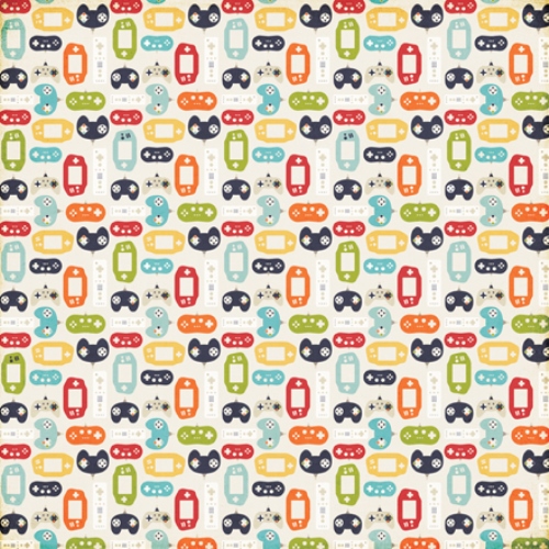 Скрапбумага двусторонняя Controllers 30х30 от Echo Park