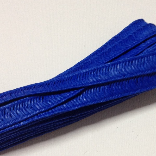Плетеный бумажный шнур, 8 мм, 90 см, цвет индиго