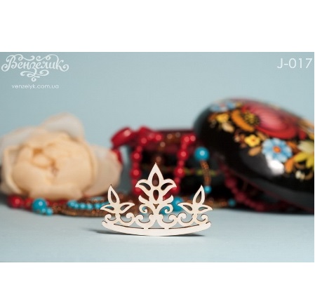 Чіпборда "Корона 2", розмір 37 * 39 мм від Вензелік