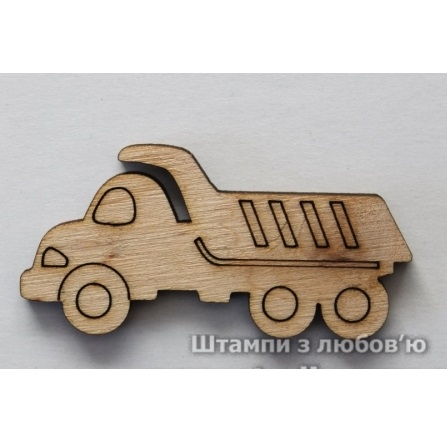 Деревянная фигурка Грузовик 58*28 мм от ScrapStudio
