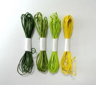 Набор шнуров "Свежая зелень", 4 шт по 3 м от Hobby&You
