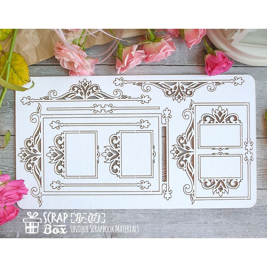 Чіпборд Набір рамочок, 132 * 238 мм від Scrapbox