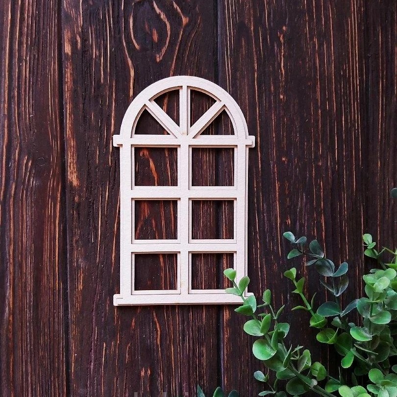 Чипборд, Окно 2, 3д, Woodchic