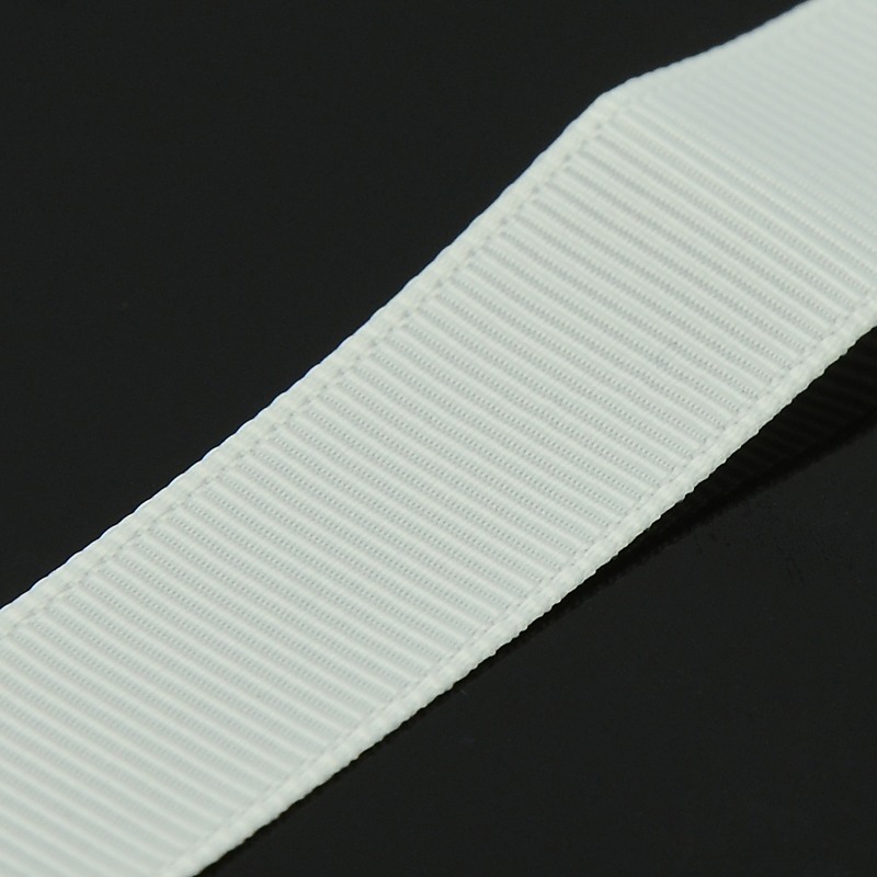 Репсовая лента молочного цвета, ширина 13 мм, 1 м