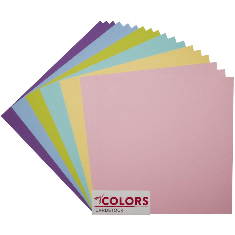 Набір гладкого кардстока Lights, 30 * 30 см, 6 шт, 270 г / м2 від My Mind's Eye