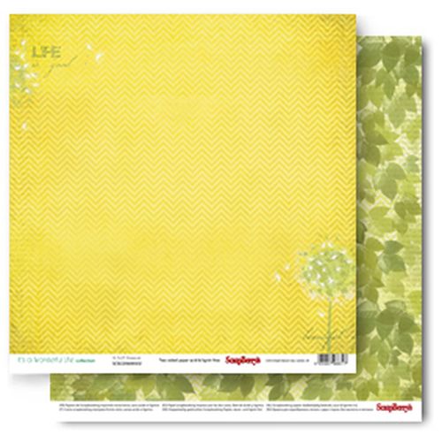 Лист бумаги Ветер перемен, 30*30 см, 190 г/м2 от ScrapBerry's