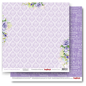 Лист бумаги День свадьбы, 30*30 см, 190 г/м2 от ScrapBerry's
