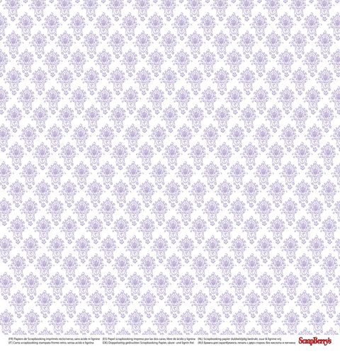 Аркуш паперу Картки 1 (англ), 30 * 30 см, 190 г / м2 від ScrapBerry's