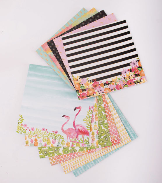 Набір паперу Watercolor з фольгуванням, 30*30 см, 24 аркуші, DCWV