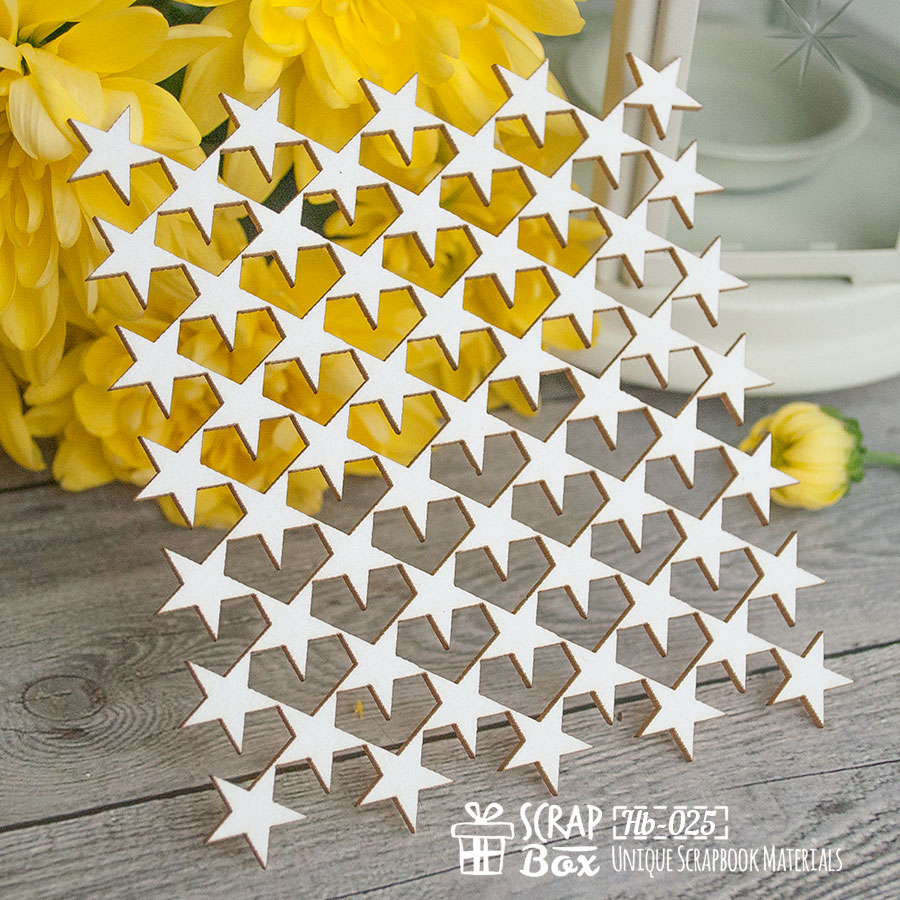 Чіпборд зоряний фон, 100 * 107 мм від Scrapbox