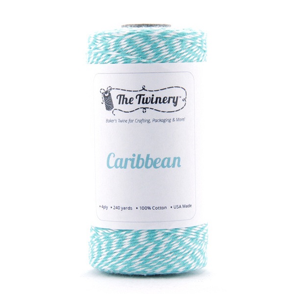 Шнур Baker's Twine Carribean Teal від Divine Twine, 1 м.