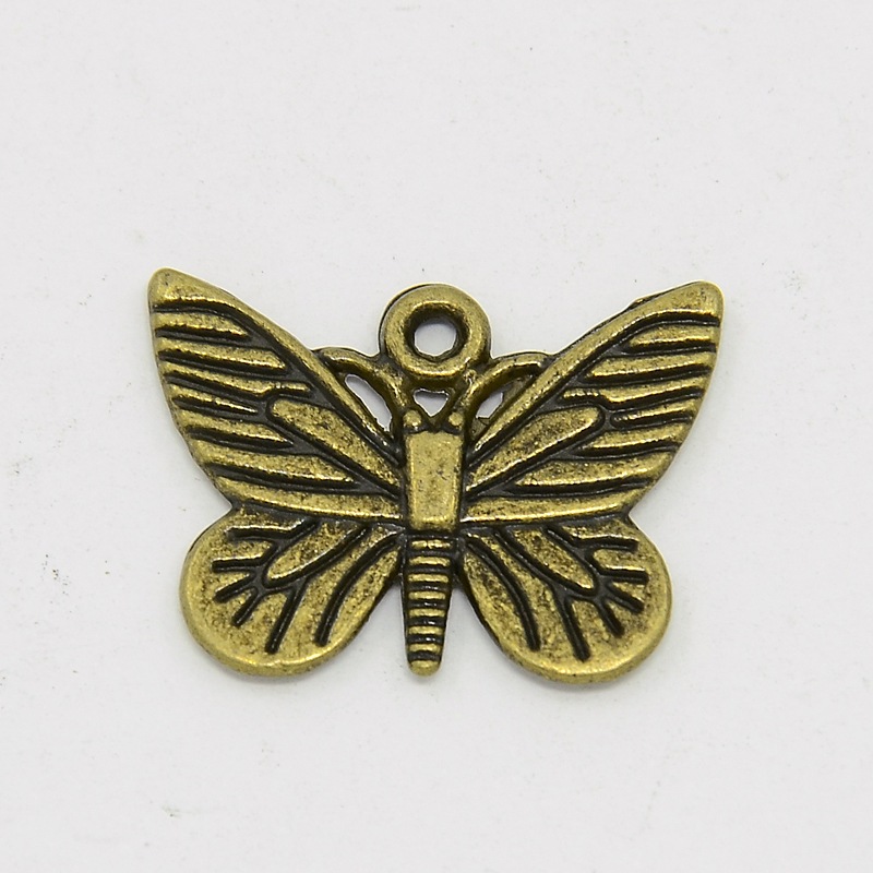 Набір підвісок "Жучки", антична бронза, 7 шт