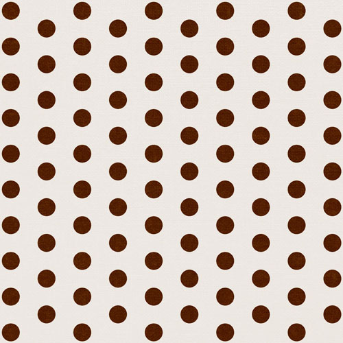 Одностороняя бумага для скрапбукинга Brown Large Dot от Jenni Bowlin