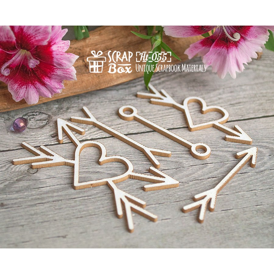 Чіпборд набір стрілок роздільників, 69 * 76 мм від Scrapbox