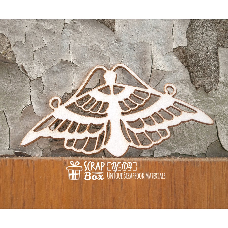 Чипборд Мотылек, 60*30 мм от Scrapbox