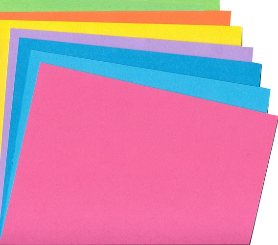 Лист картону Colore A4, синій, 1 шт, 200 г/м2, Fabriano