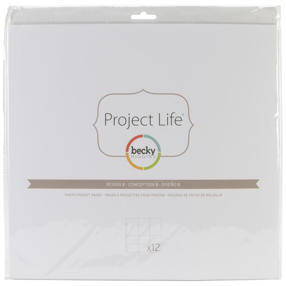 Файли "Project Life", набір 12 шт, 30 * 30 см від AMERICAN CRAFTS