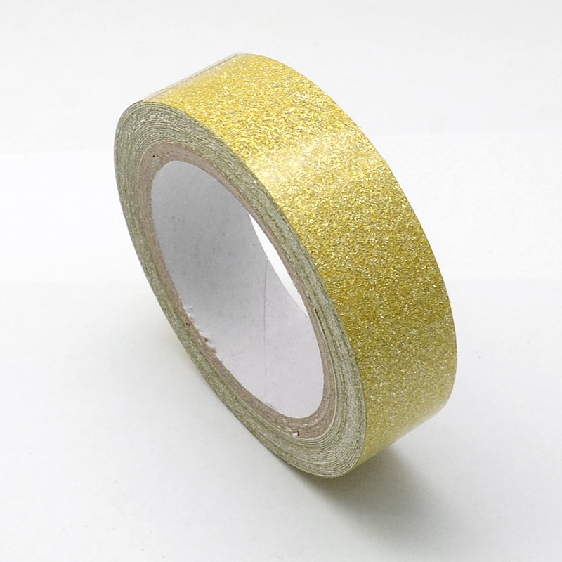 Декоративный скотч цвет Gold, 15 мм, 4 м 