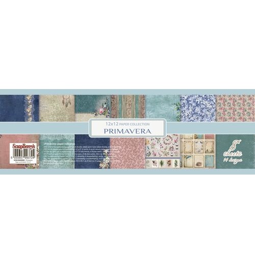 Набор бумаги Бохо, 8 листов , 190 г/м2 от ScrapBerry's