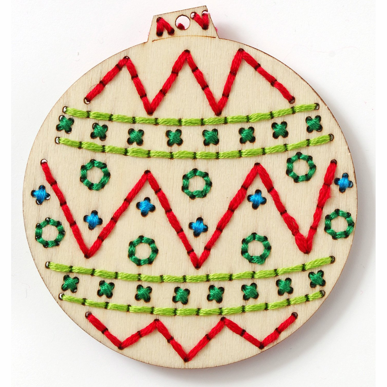 Набір для вишивання Wood Stitchable Shape BALL ORNAMENTS від Bucilla