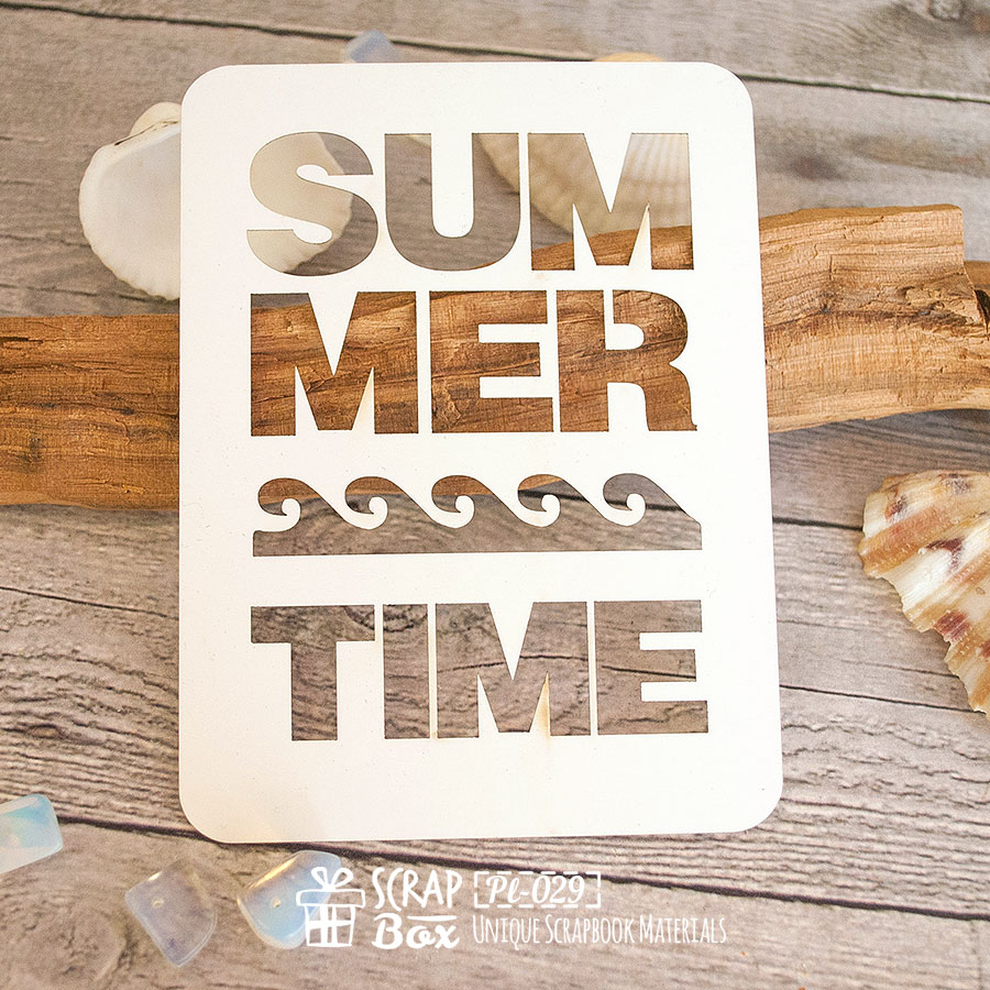Чипборд Карточка Project Life Summer Time, 100*75 мм от Scrapbox