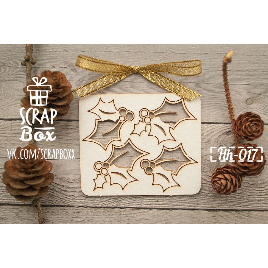 Чіпборд набір гостролистий, 70 * 60 мм від Scrapbox