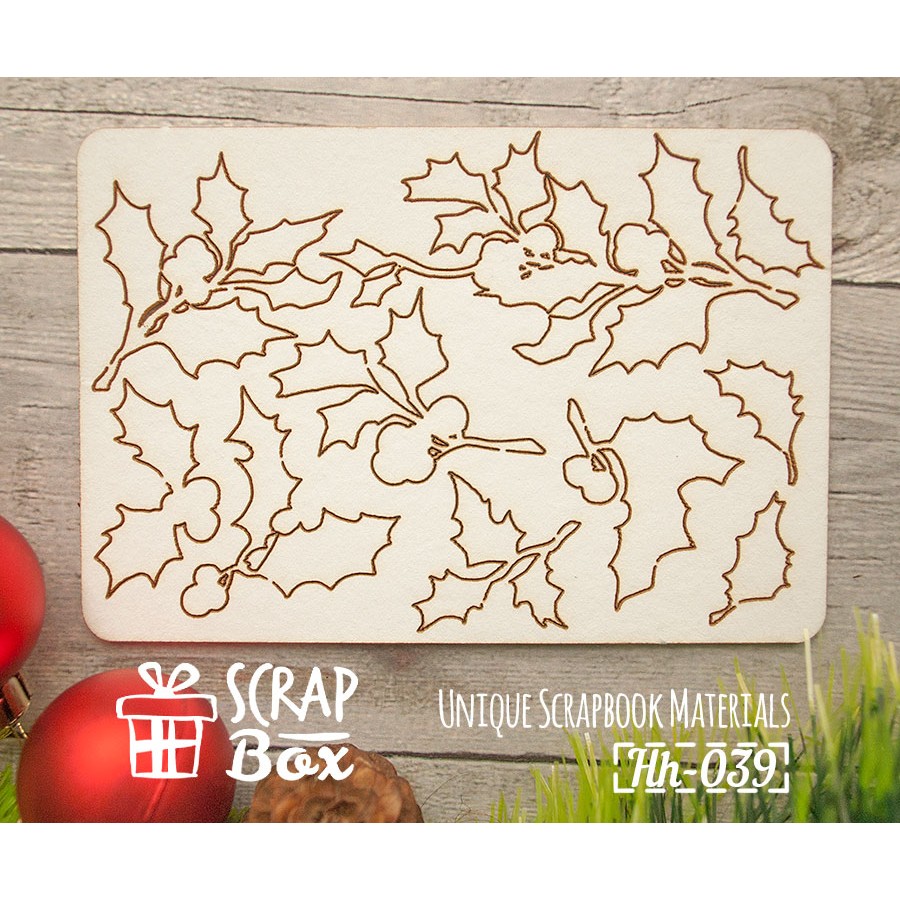 Чіпборд набір гостролистий, 107 * 73 мм від Scrapbox