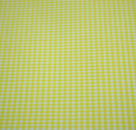 Ткань на клеевой основе ярко-желтая клеточка, 297х210 мм