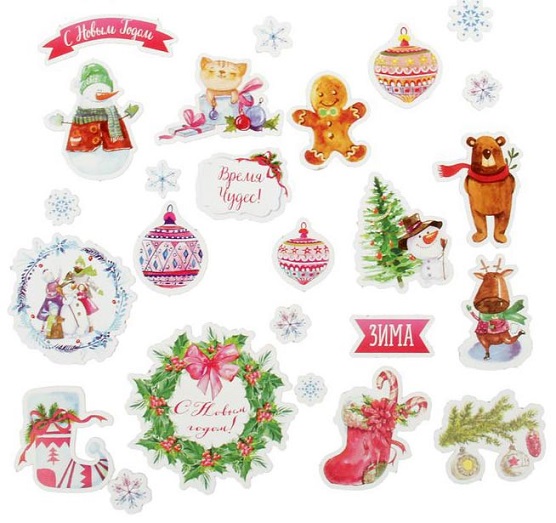 Чіпборд вирубний для скрапбукінгу "Казки про зиму", 29,5 * 29,5 см від АртУзор