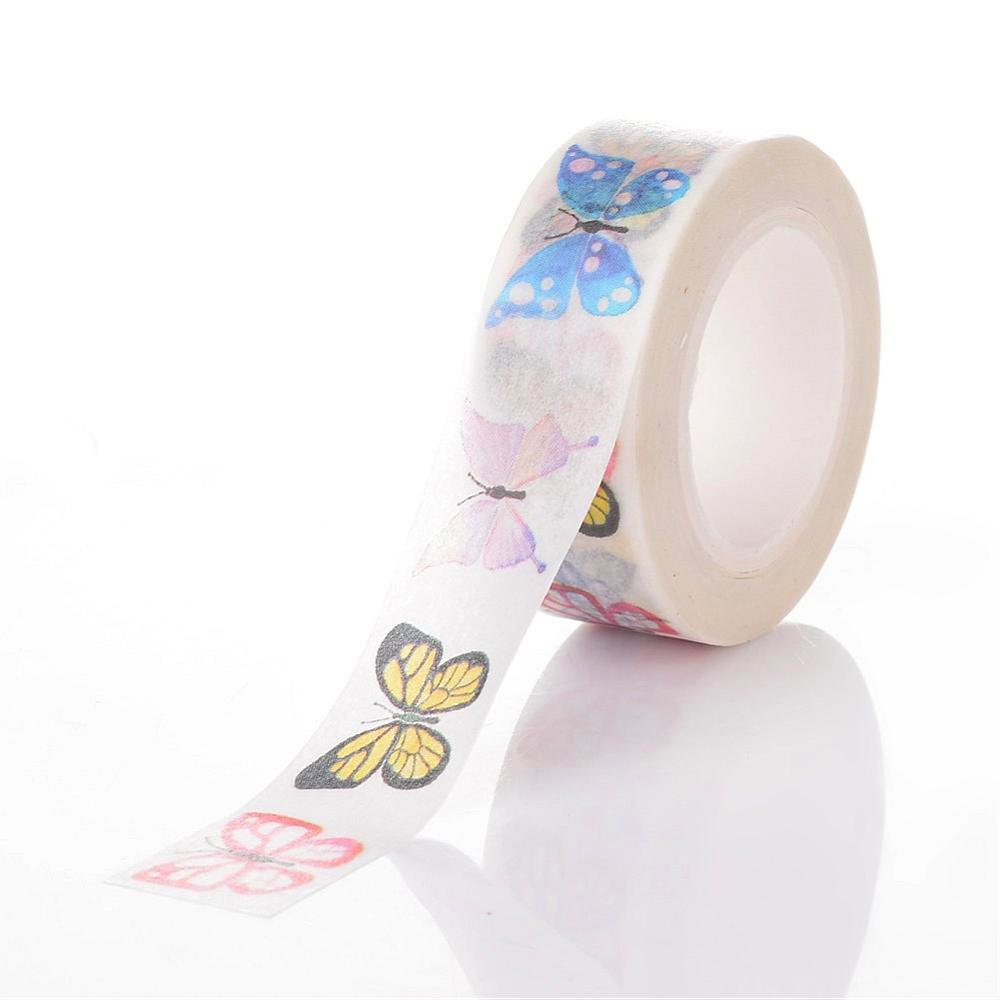 Паперовий скотч Butterfly, 15 мм, 10 м