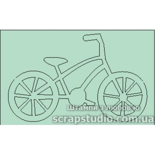 Чипборд Велосипед 45*28 мм от ScrapStudio