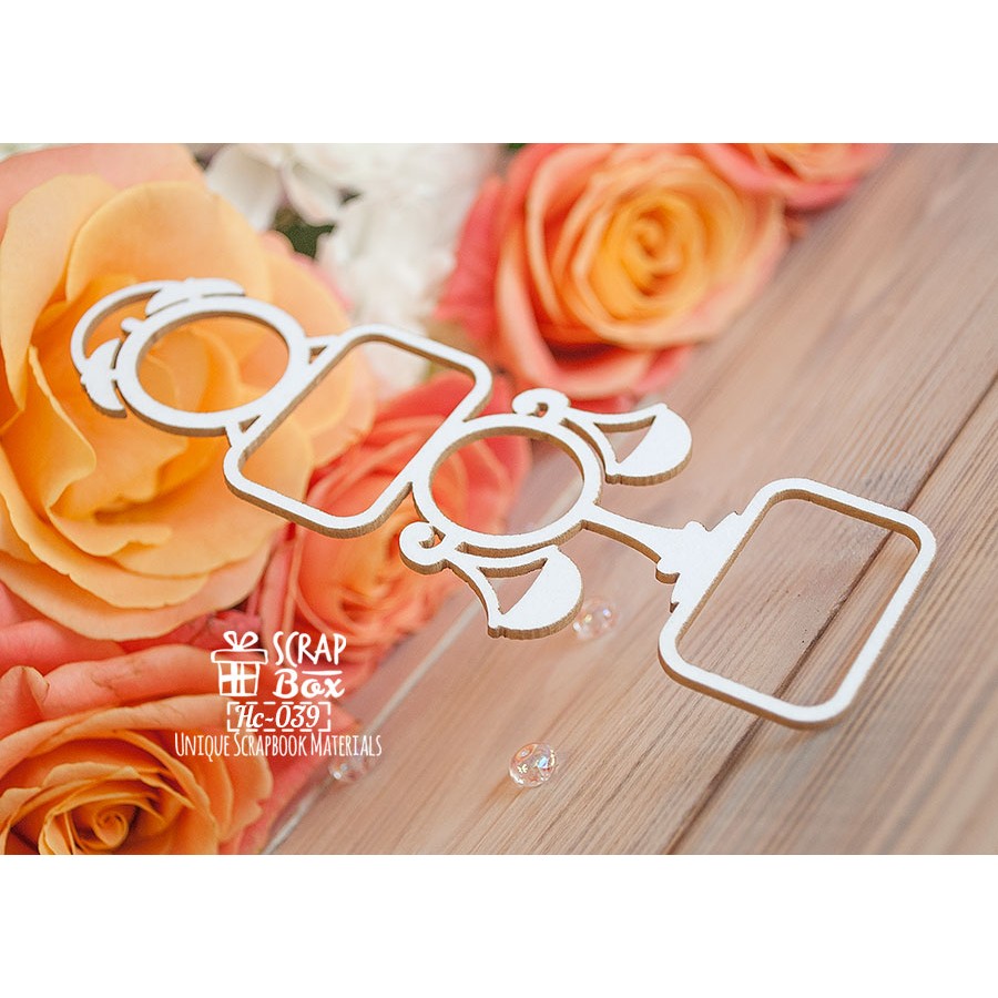 Чіпборд Метрика проста довга, 47 * 130 мм від ScrapBox