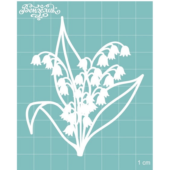 Чіпборд Конвалії, 69 * 82 мм від Вензелік