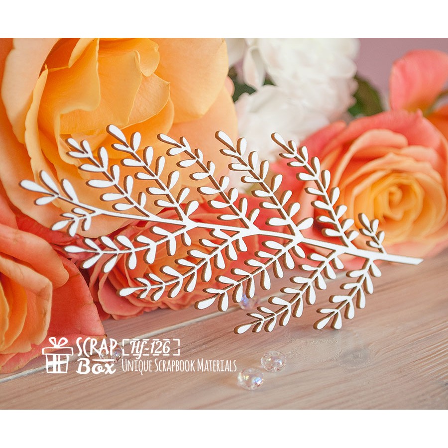 Чіпборд Гілочка рослини, 57 * 125 мм від ScrapBox