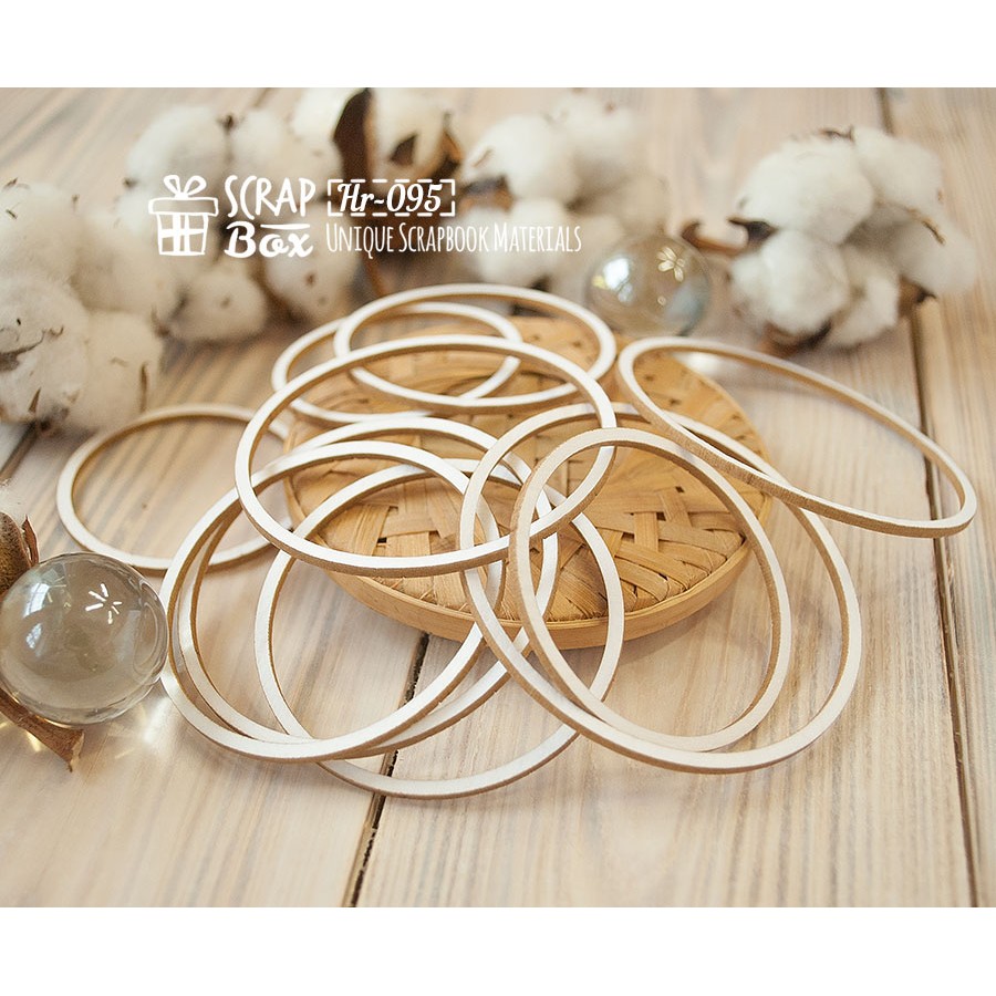 Чіпборд набір гуртків основ асорті, 65 * 65 мм від ScrapBox