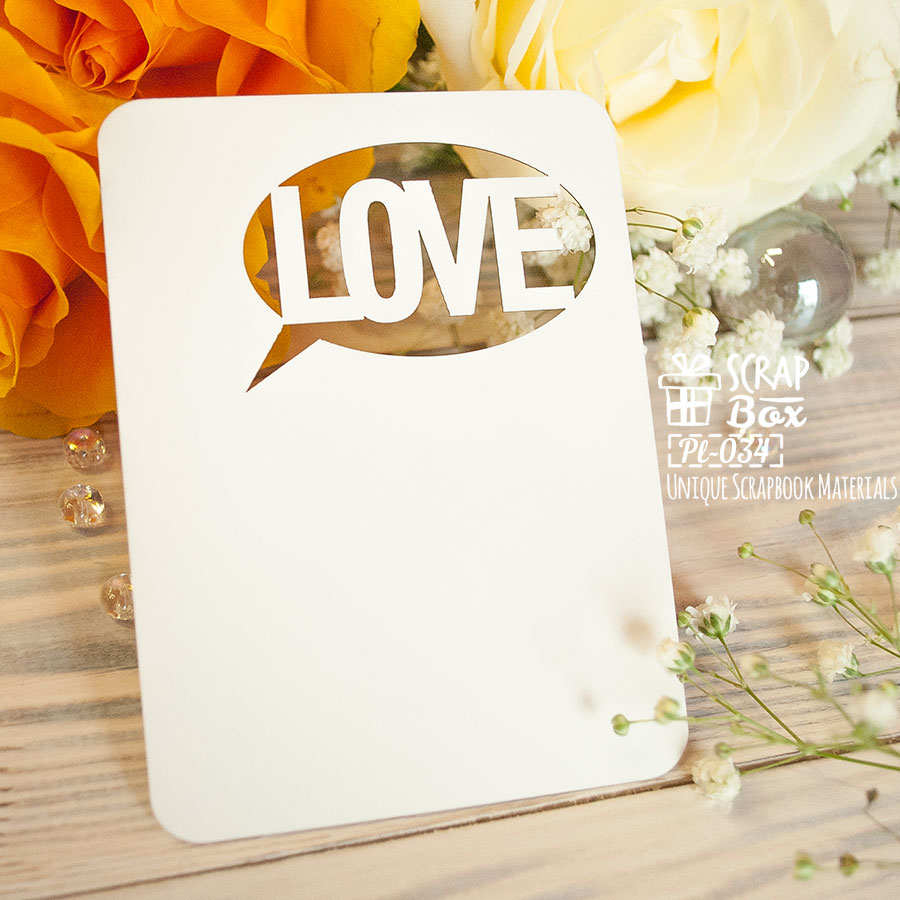 Чипборд, Карточка Project Life, 100*75 мм от ScrapBox