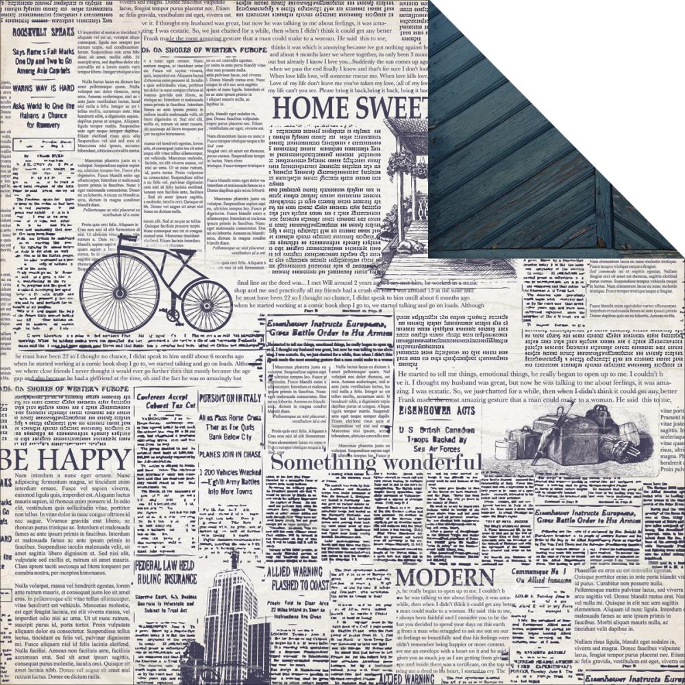 Аркуш двостороннього паперу Blue Bay, 30 * 30 см від Kaisercraft