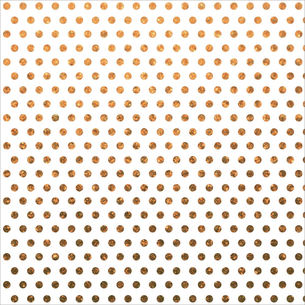 Лист односторонней бумаги Polka Dot покрытие глиттер 30*30 от Kaisercraft
