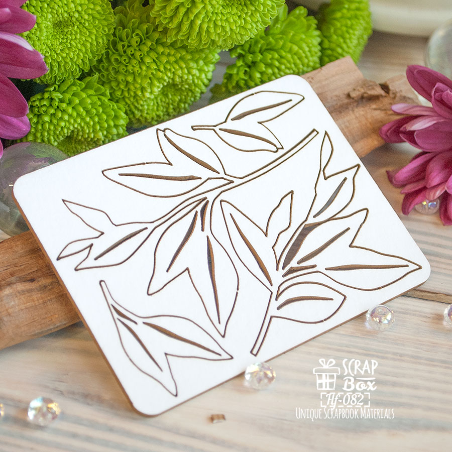 Чіпборд набір листочків, 65 * 86 мм від Scrapbox