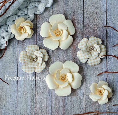 Набір кольорів Ваніль, 6 шт від Freetany Flowers