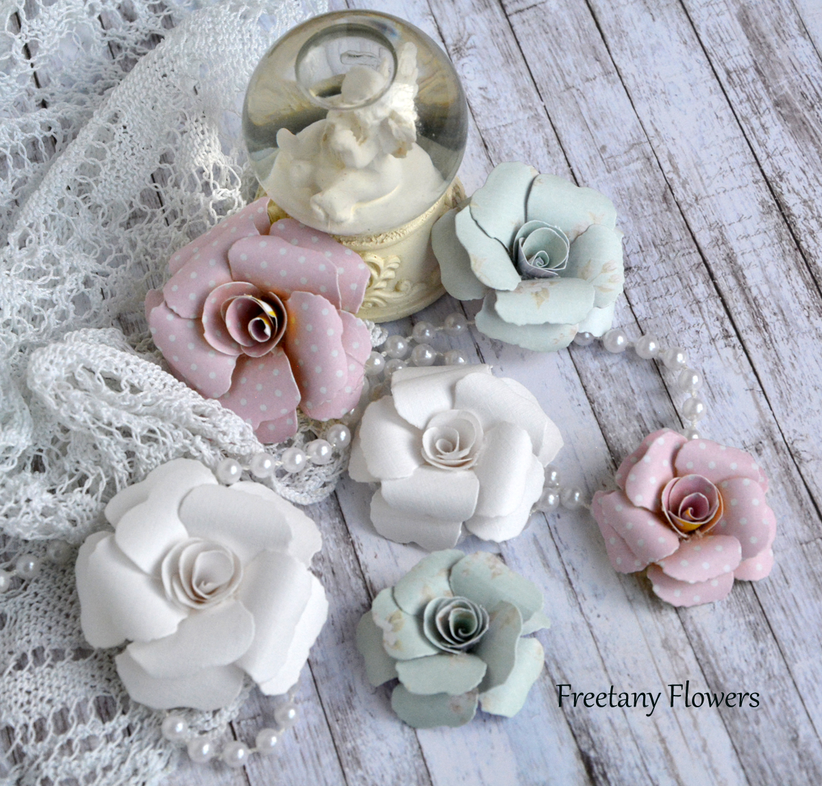 Набор цветов Little girl, 6 шт от Freetany Flowers