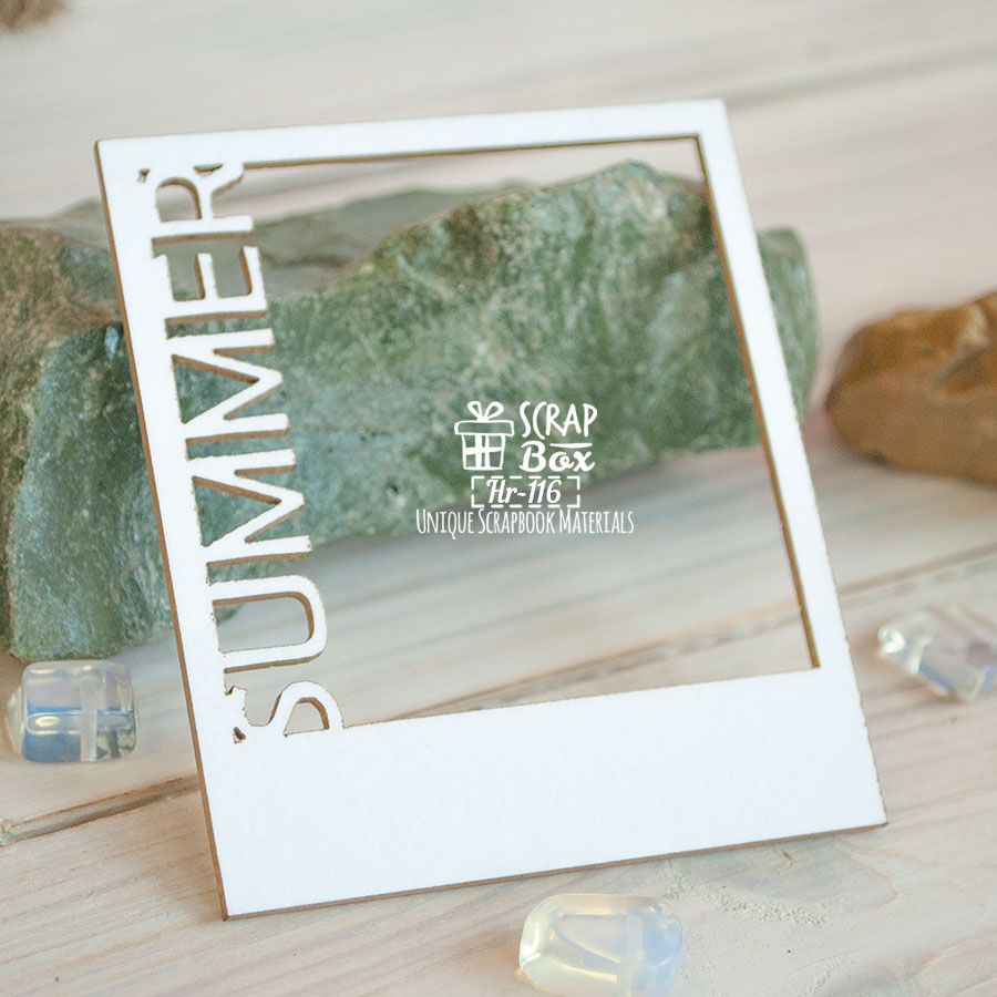 Чіпборд слайд Summer, 60х67мм, Scrapbox