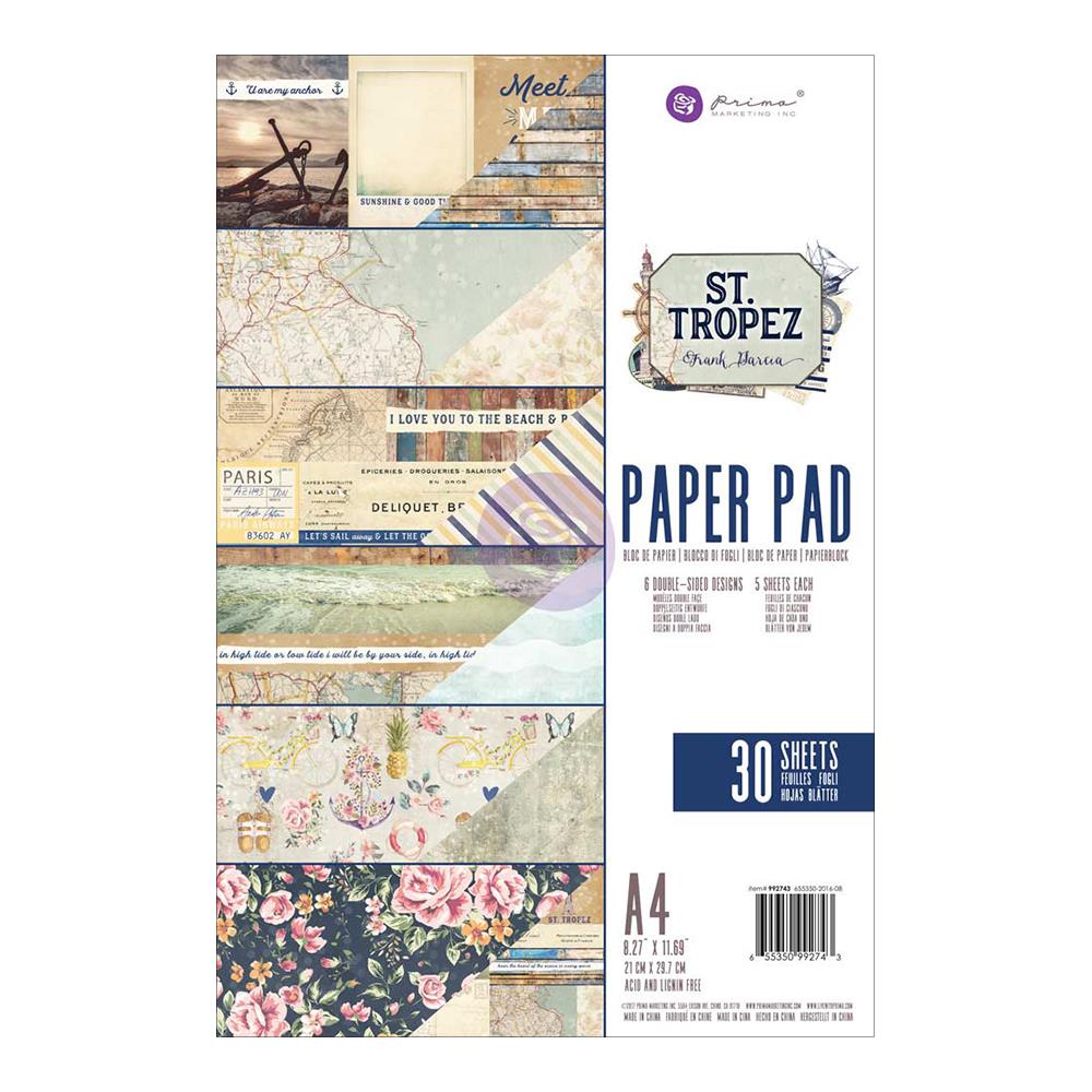Набор бумаги "St. Tropez", 6 л, A4  от Prima Marketing