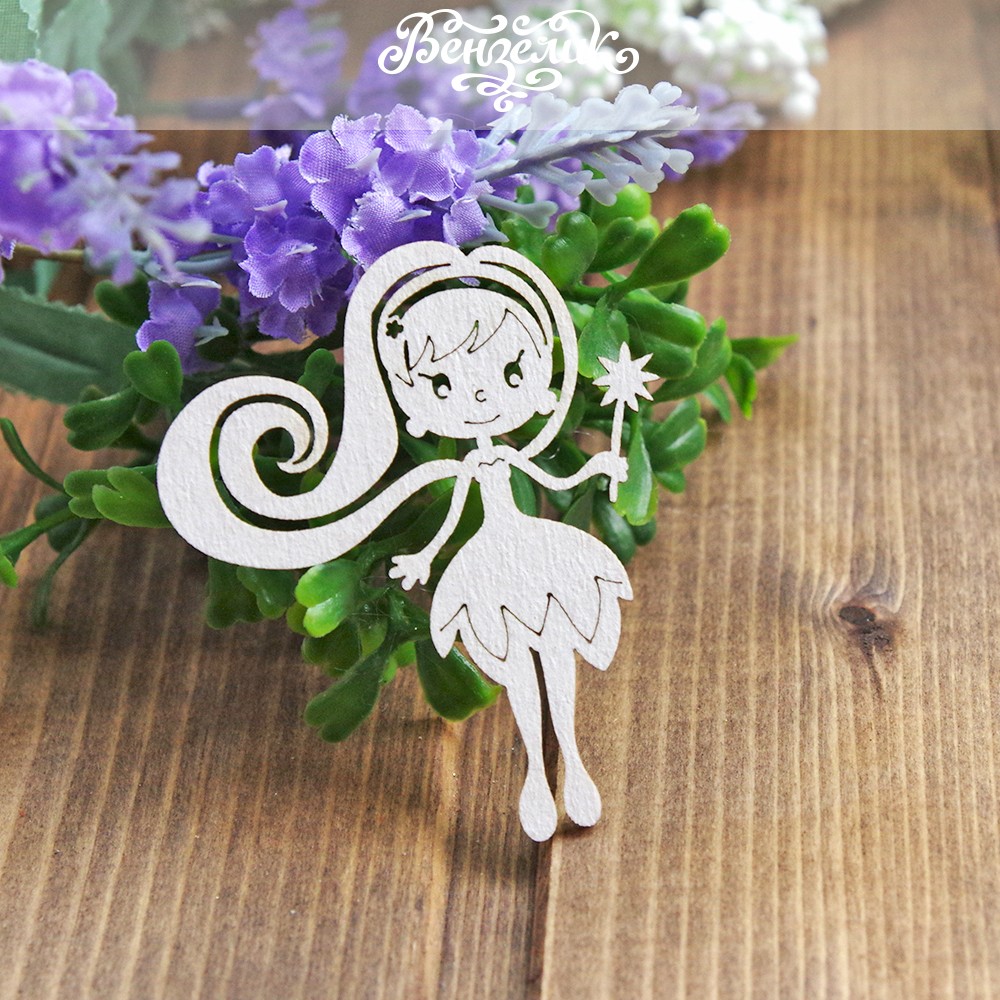 Чіпборд Дівчинка, 46 * 50 мм від Вензелік