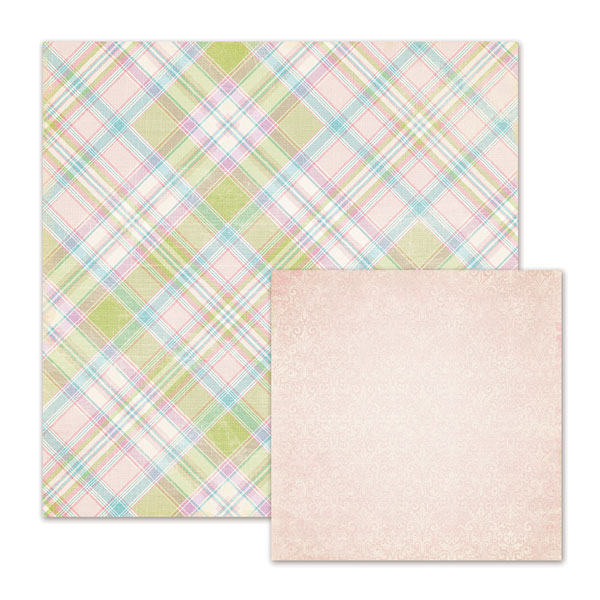 Двусторонняя скрапбумага Color Me Plaid - Cotton Tail от We R Memory Keepers