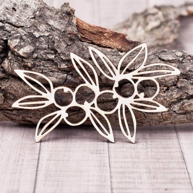 Чіпборд Гілочка ягідна 95 * 58мм vl1193 Valeo