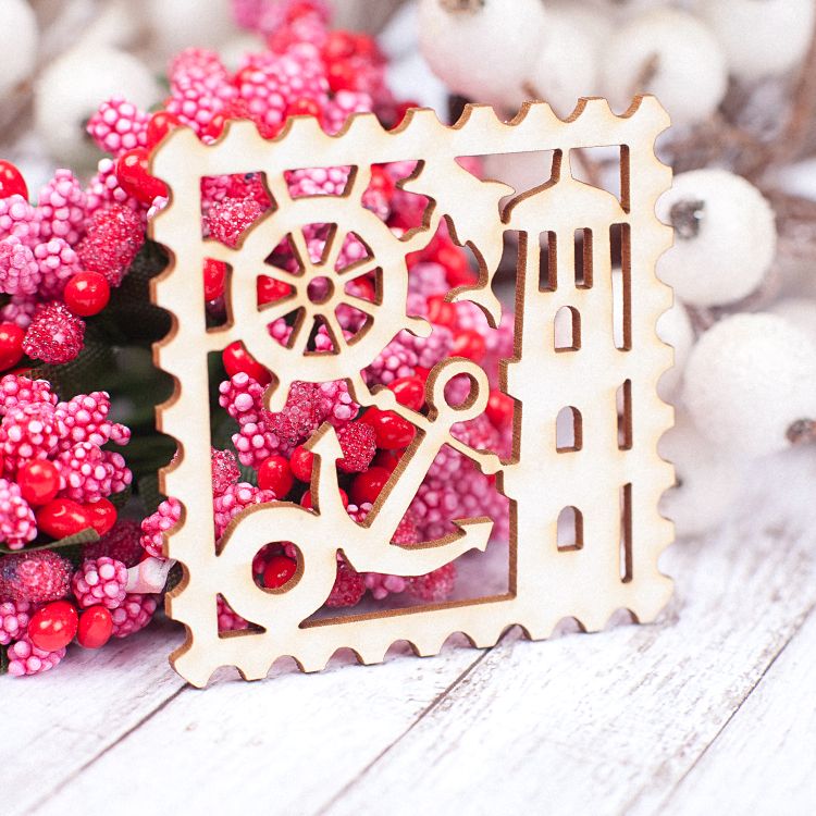 Чіпборд Марка морська 45 * 46мм vl1515 Valeo