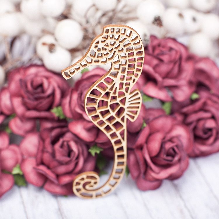 Чіпборд Морський коник 34 * 86мм vl1633 Valeo