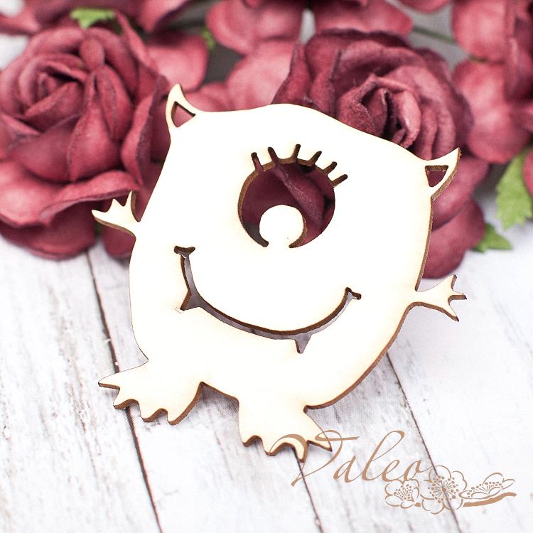 Чипборд Монстрик 47*42мм vl1686  Valeo